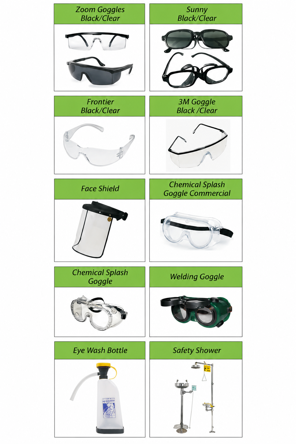 Eye & Face Protection