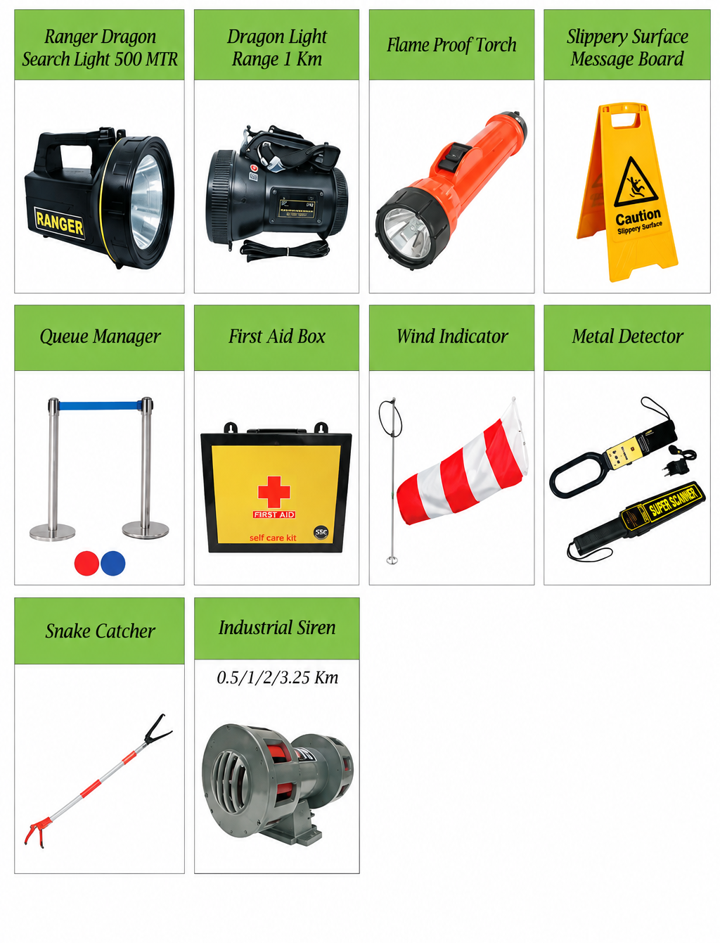 Other Safety Equipment