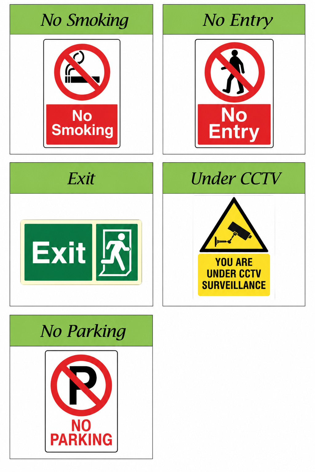 Safety Sign Boards